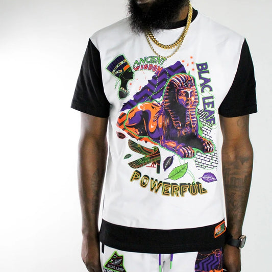 Blac leaf owl t shirt Sz Various