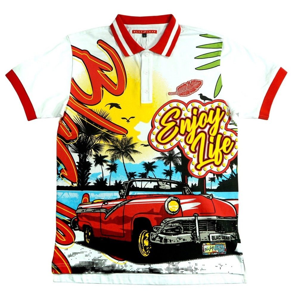 Sz Various blac leaf polo muti colors