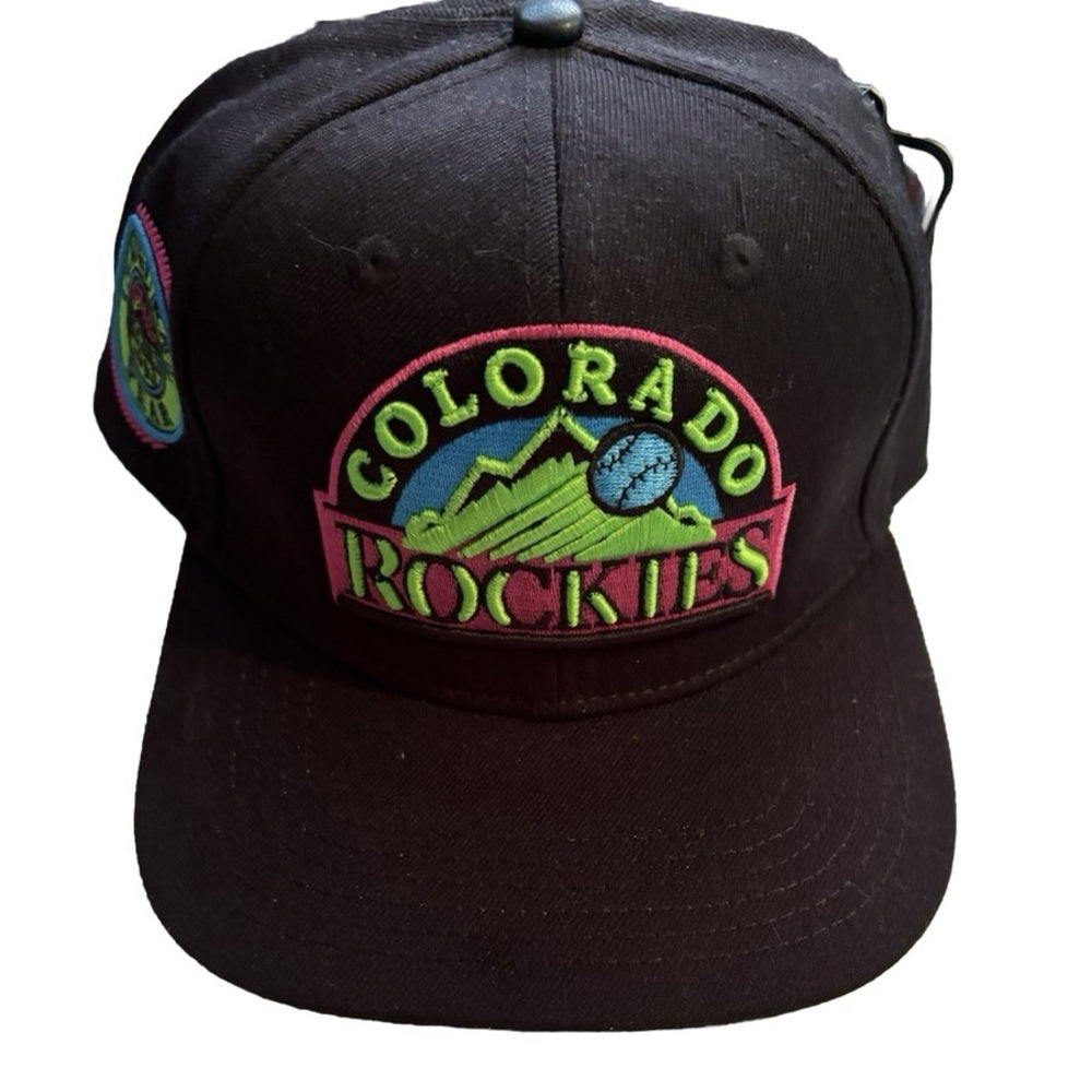 Colorado Rockies Pro Standard MLB BlackLight Snapback Hat