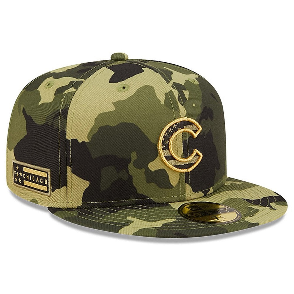 Sz Various Fitted cap camo Chicago Cubs