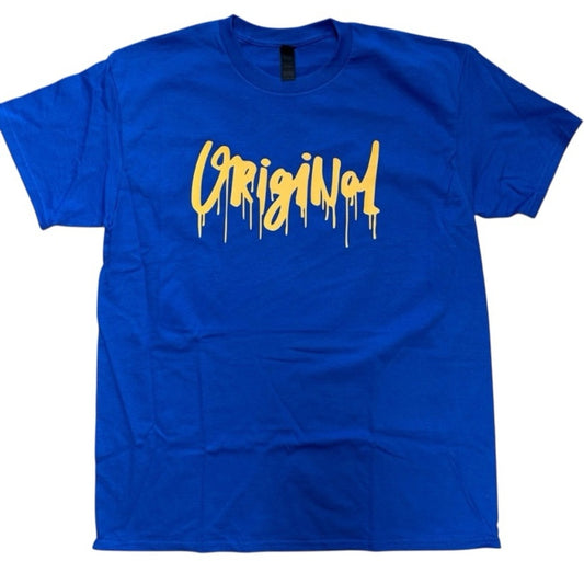 Original Blue vinyl graphic T-Shirt