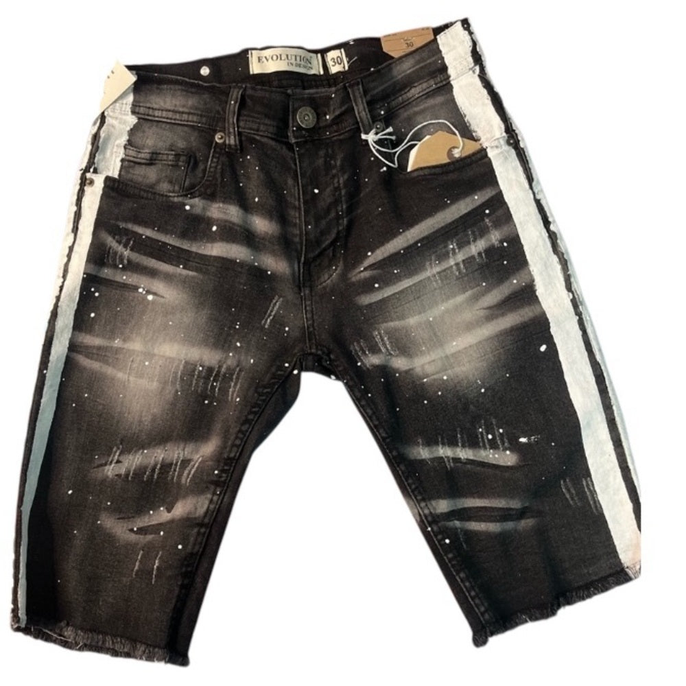 Sz Various denim Acid wash shorts