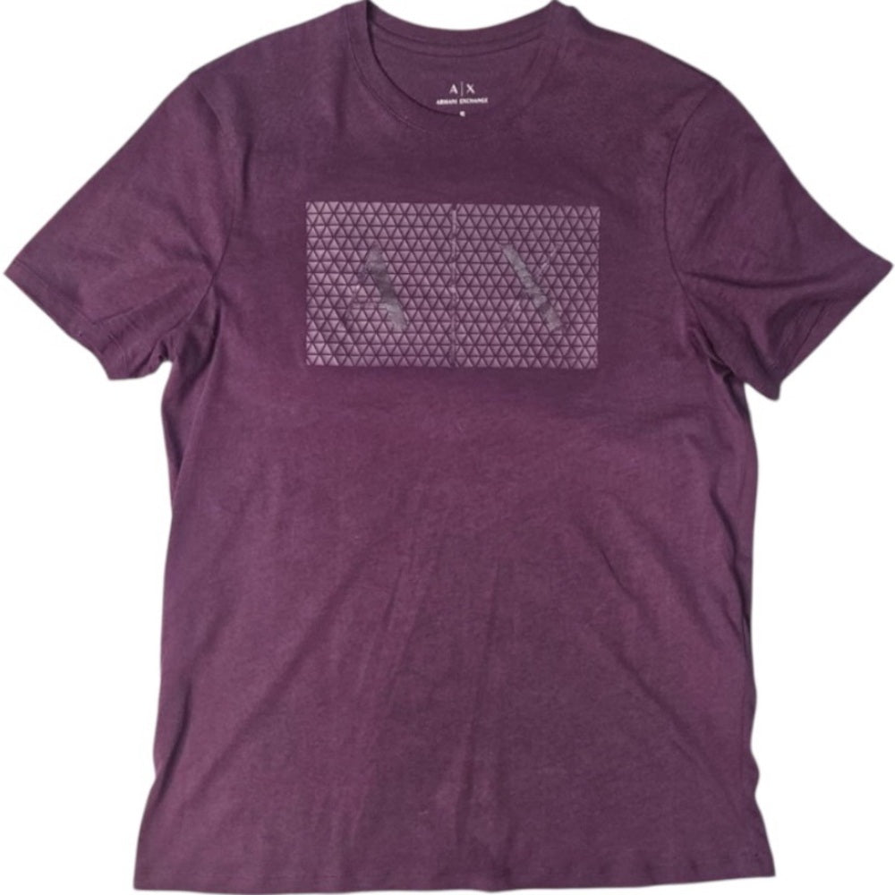 Armani Exchange Purple Short Sleeve Tee Sz small