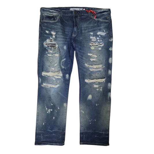 GRINDHOUSE Distressed Blue Jeans Sz various