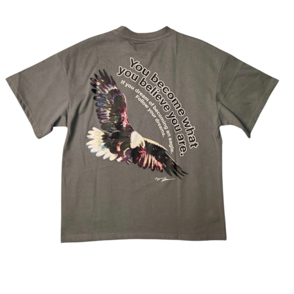 Eagles vs Human tee Sz various gray