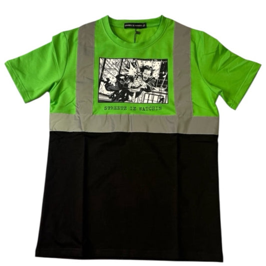 Streetz iz Watchin graphic tee Sz Various