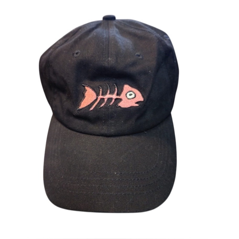 Fish dad cap one size fits all black