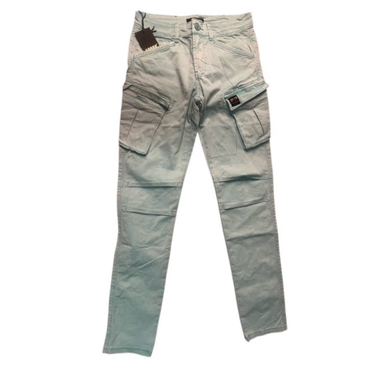 Sz Various teal blue cargos side pockets
