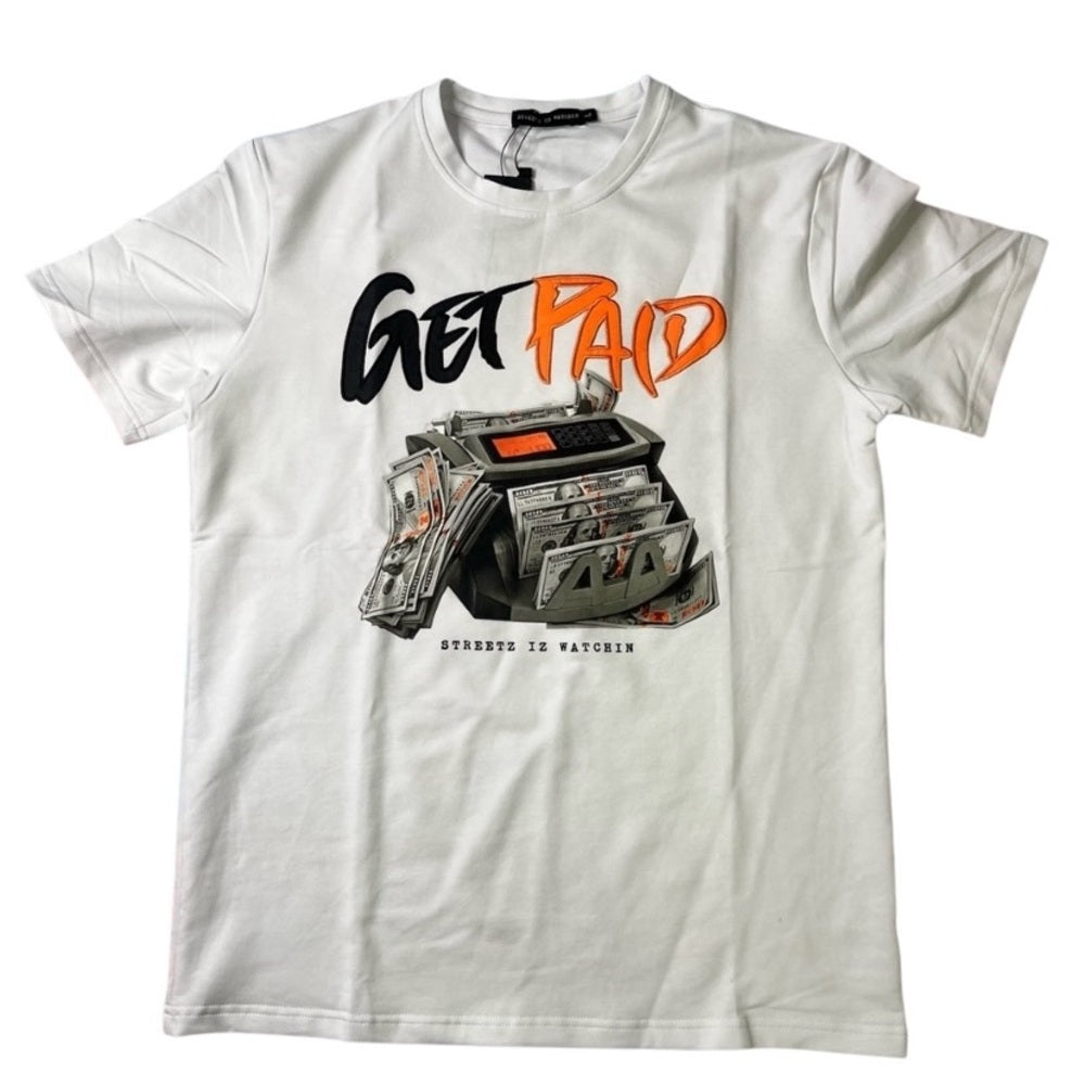 Get paid graphic tee Sz Various