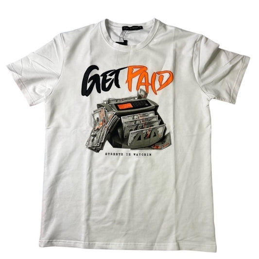 Get paid graphic tee Sz Various