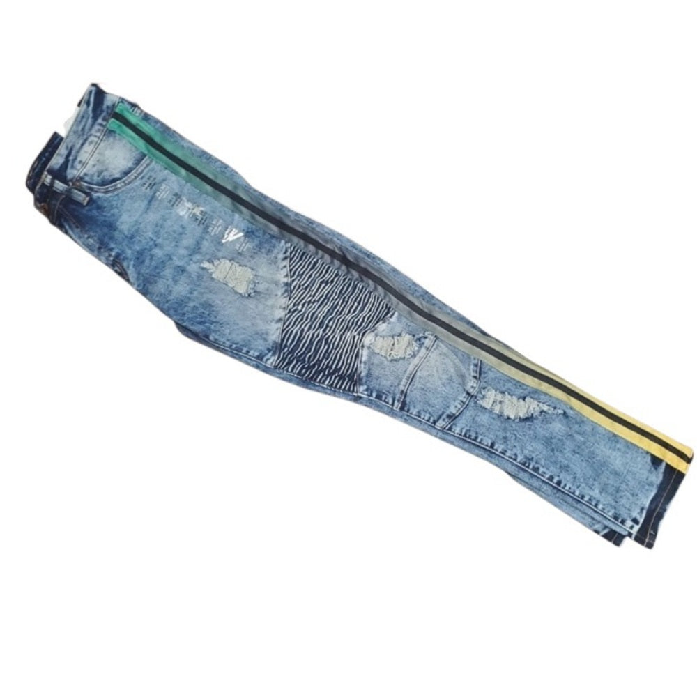 Sz various ripped denim track jeans