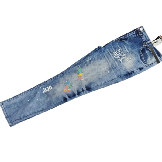 Sz Various denim Graphic jeans