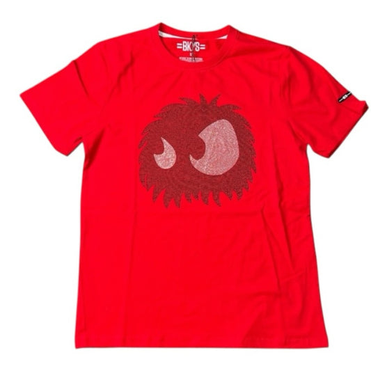 Bkys red graphic tee Sz Various