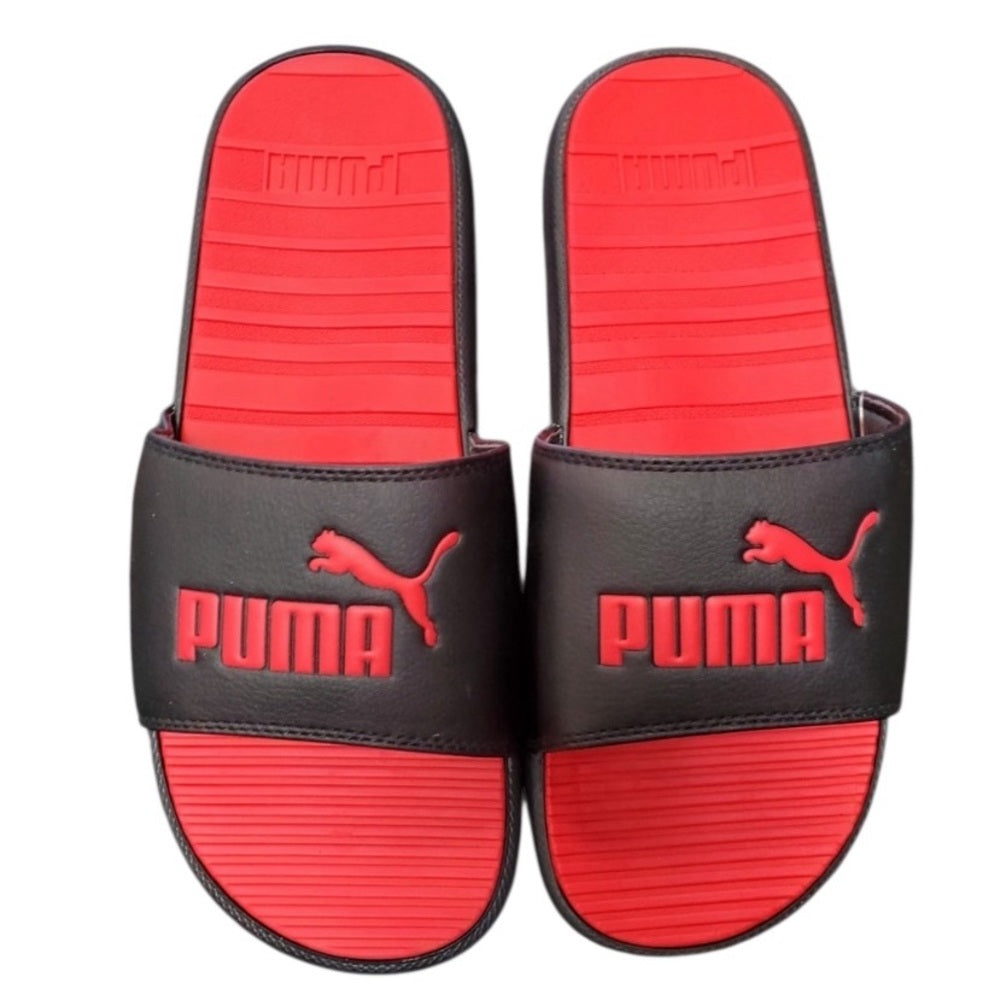 Puma Sz 9 Red & black slides