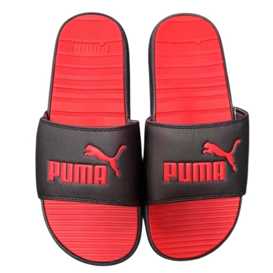Puma Sz 9 Red & black slides