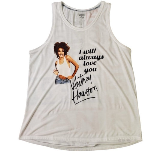 Whitney Houston graphic tee sz XL