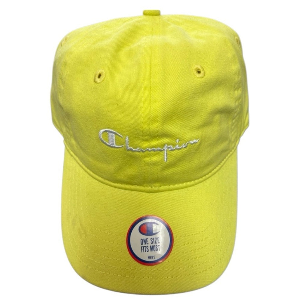 Champion dad cap one size fits all yellow