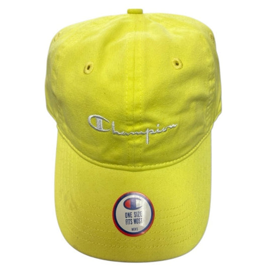 Champion dad cap one size fits all yellow