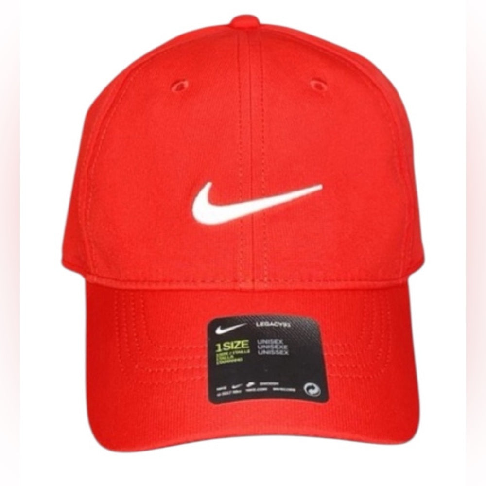 Nike Red Unisex Cap strapback one Sz fits all