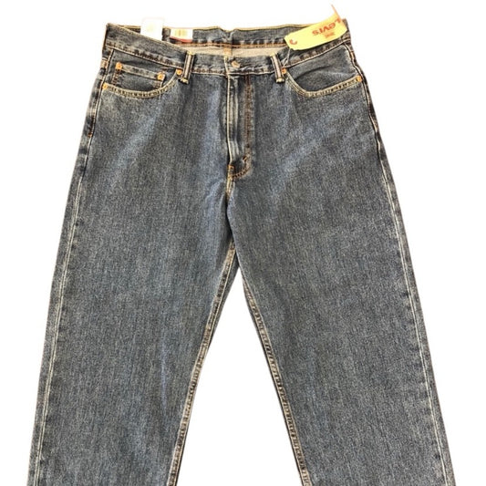 Blue denim relaxed fit sz 36x30