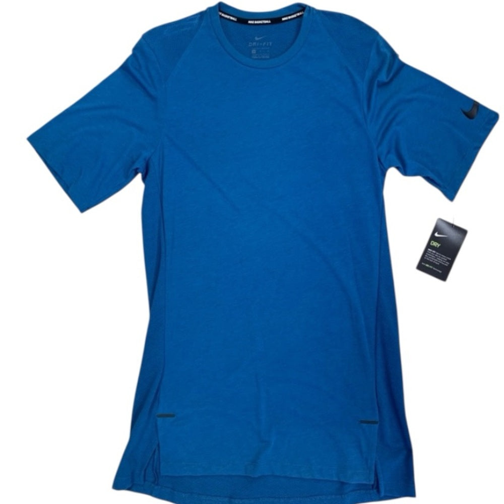 Nike Men's Blue Sports Shirt Sz small dri fit