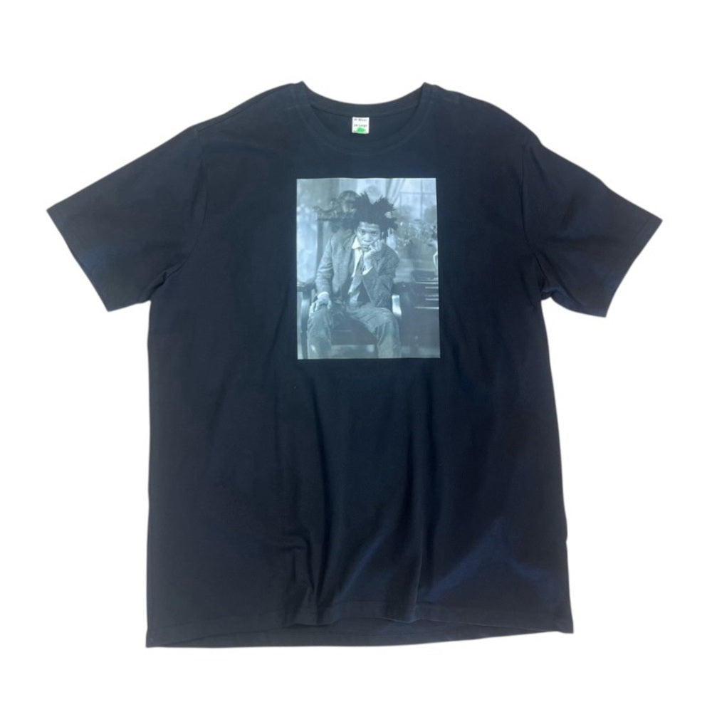 Black Graphic T-Shirt sz various basque