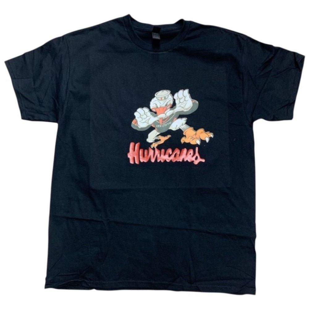 Miami hurricanes graphic tee Sz various