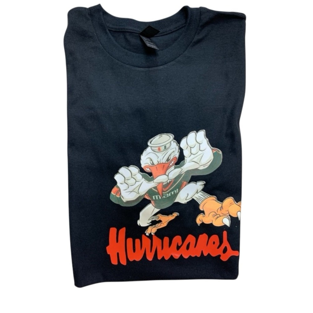 Miami hurricanes graphic tee Sz various