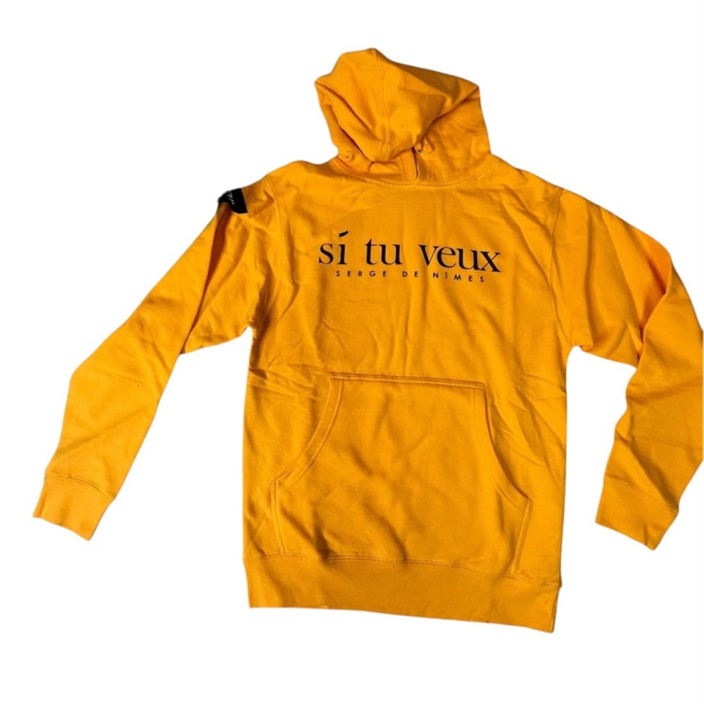Sz Various Se tu veux hoodie cheese yellow