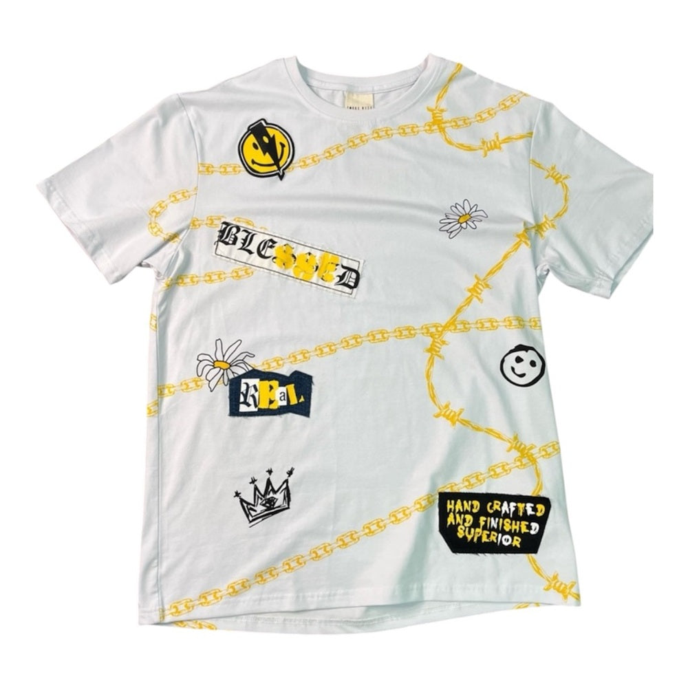 Sz Various emoji tee white