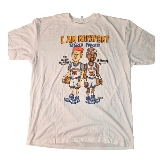 Sz various white graphic tee