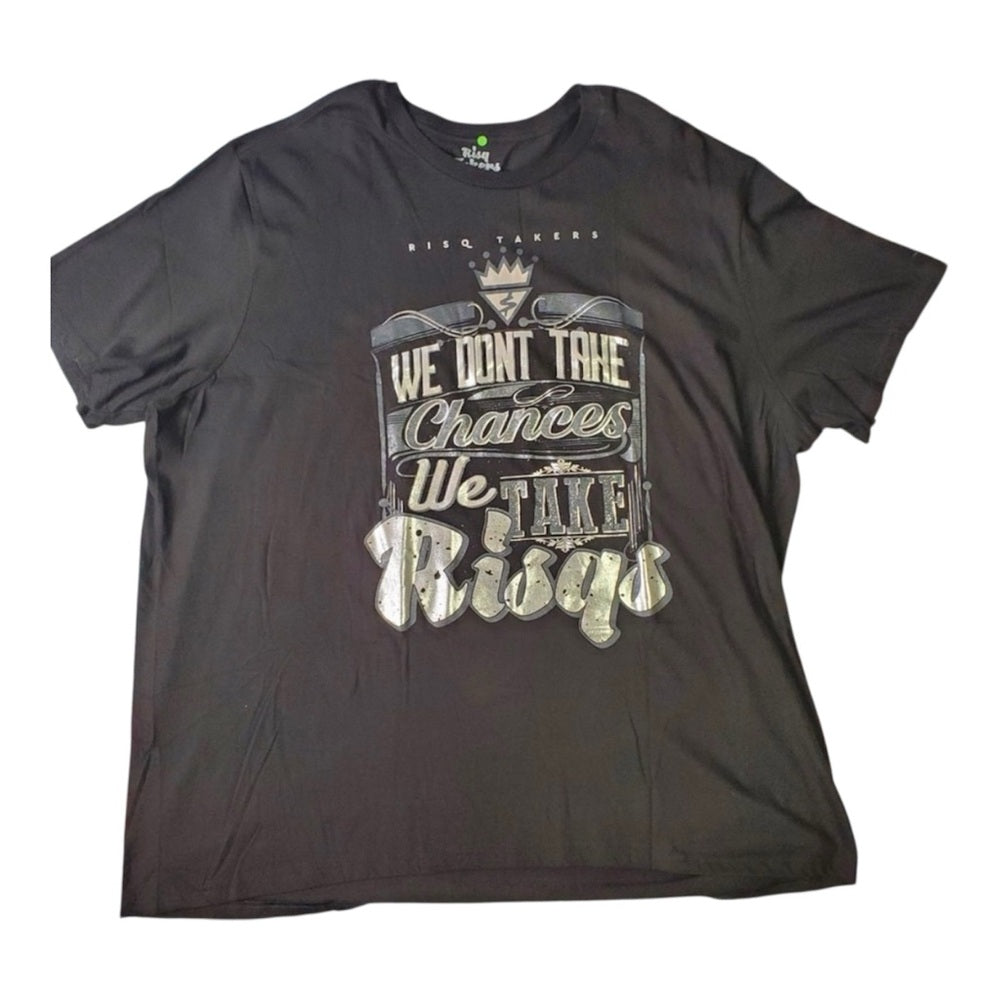 Sz 4xl risk taker graphic tee