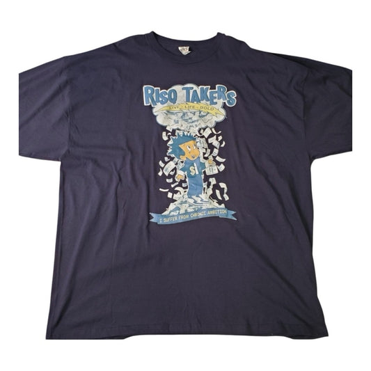 Sz 5xl risk takers tee blue