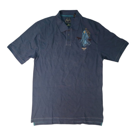 Men's Blue Polo Shirt Sz 3XL