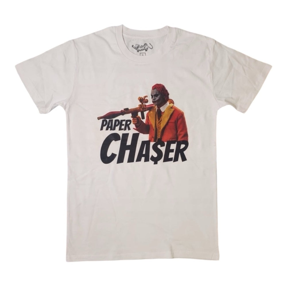 Paper chaser graphic tee Sz Various