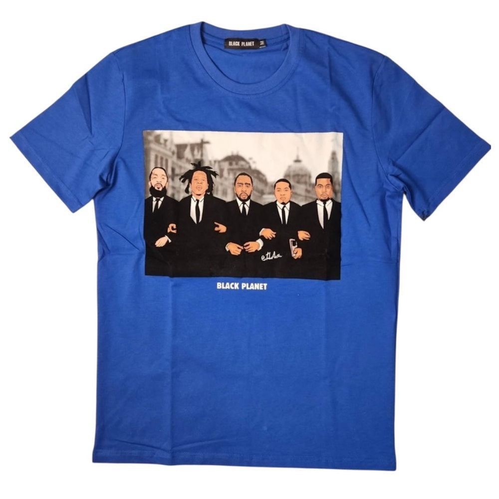 Legendary Puffed Embroidered tee sz various black planet