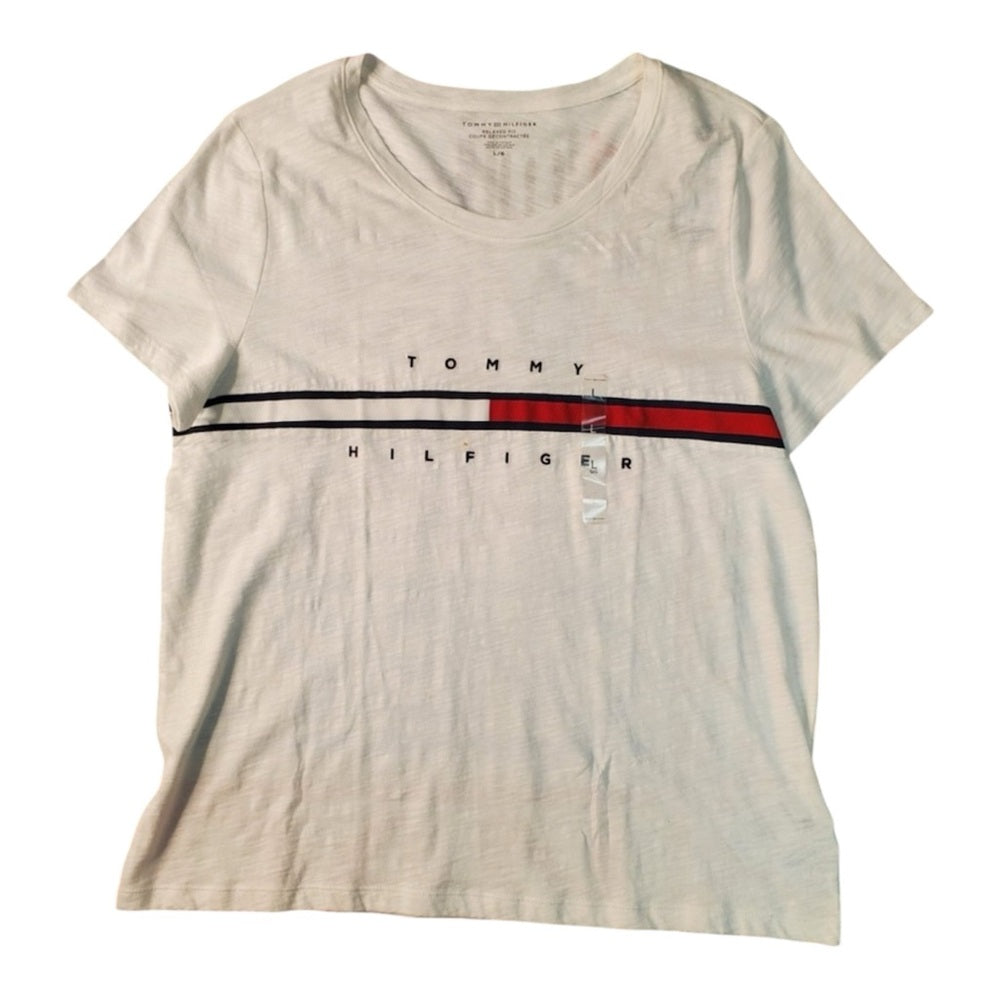 Sz Large Tommy Hilfiger logo tee