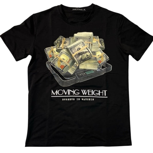 Money weight graphic tee Sz various