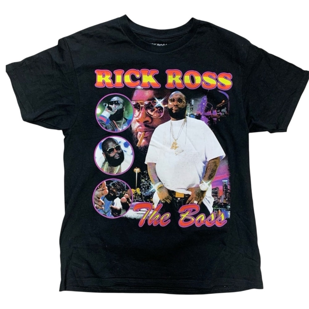 Rick Ross Black Graphic T-Shirt