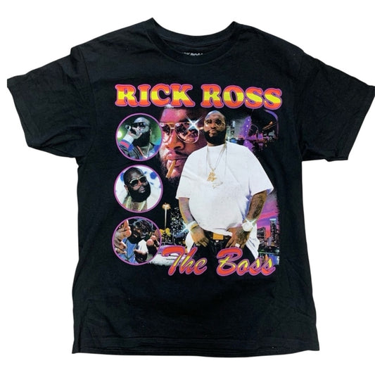 Rick Ross Black Graphic T-Shirt