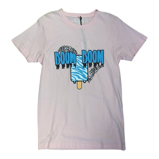 Cooper Nine Pink Graphic Tee Sz small