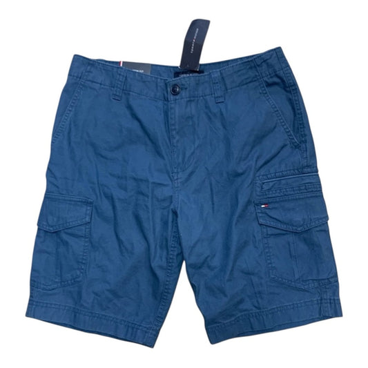 Men's Blue Cargo Shorts