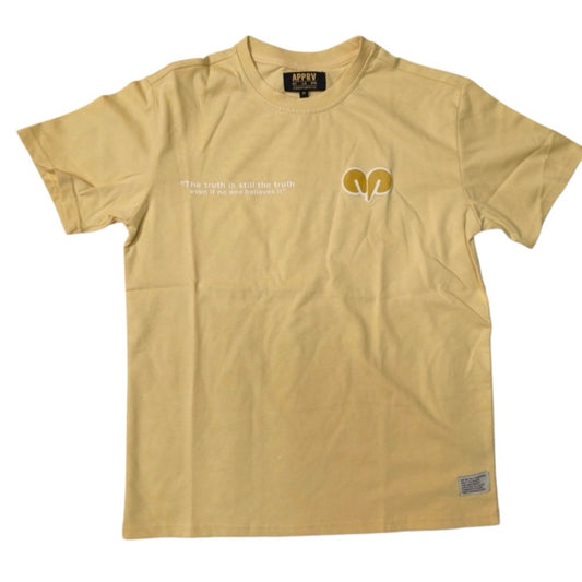 Cream Goat Logo tee Sz Various
