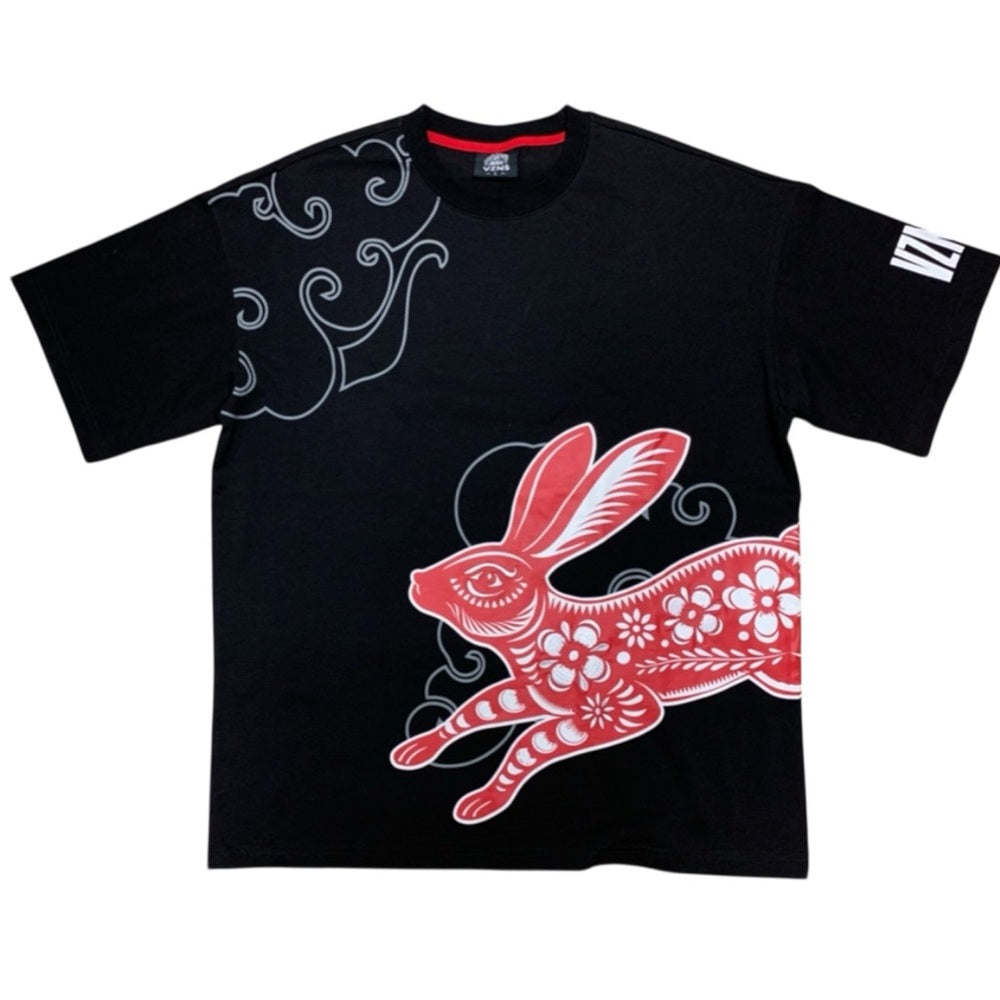 Graphic bunny tee Sz large