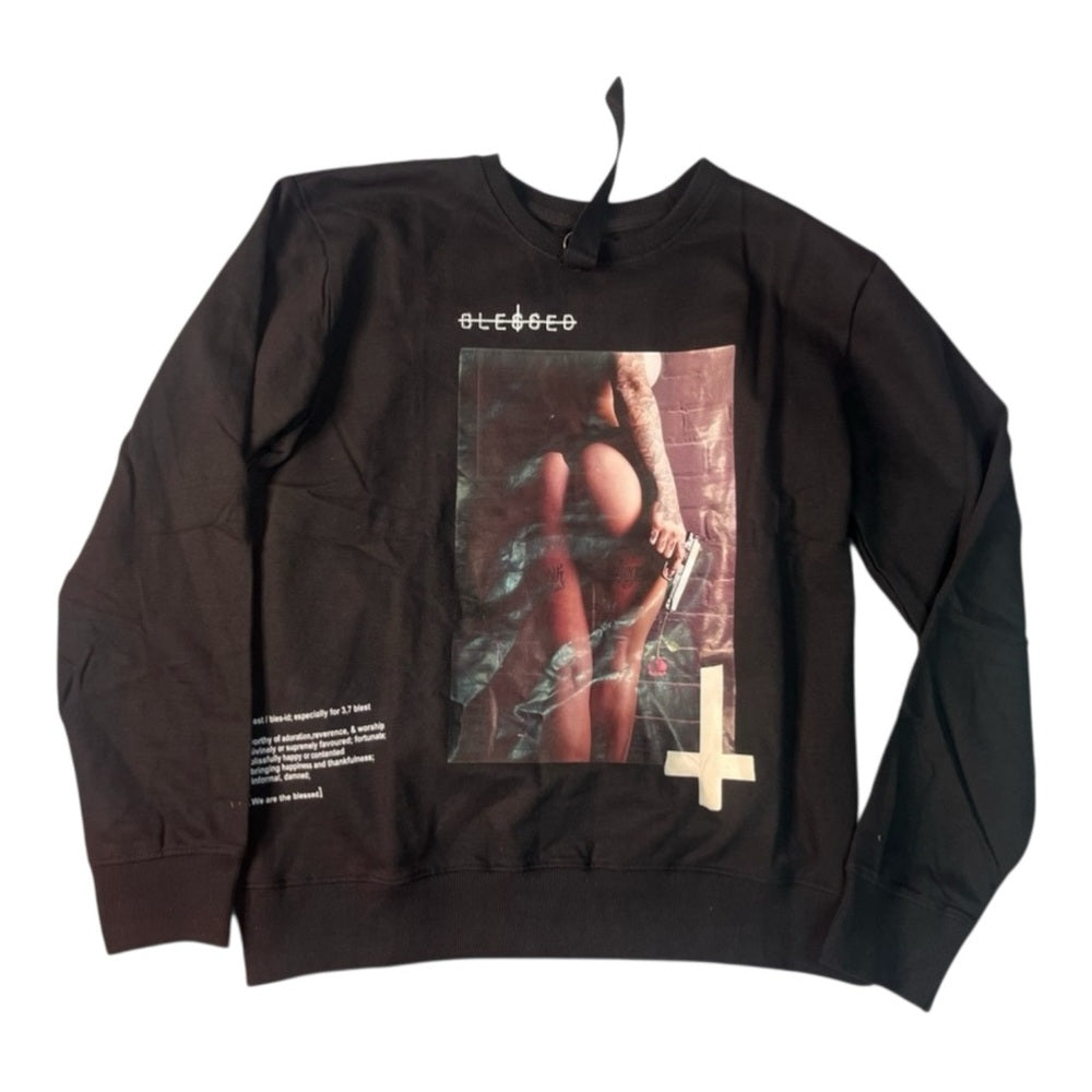 Blessed graphic sweater sz XS
