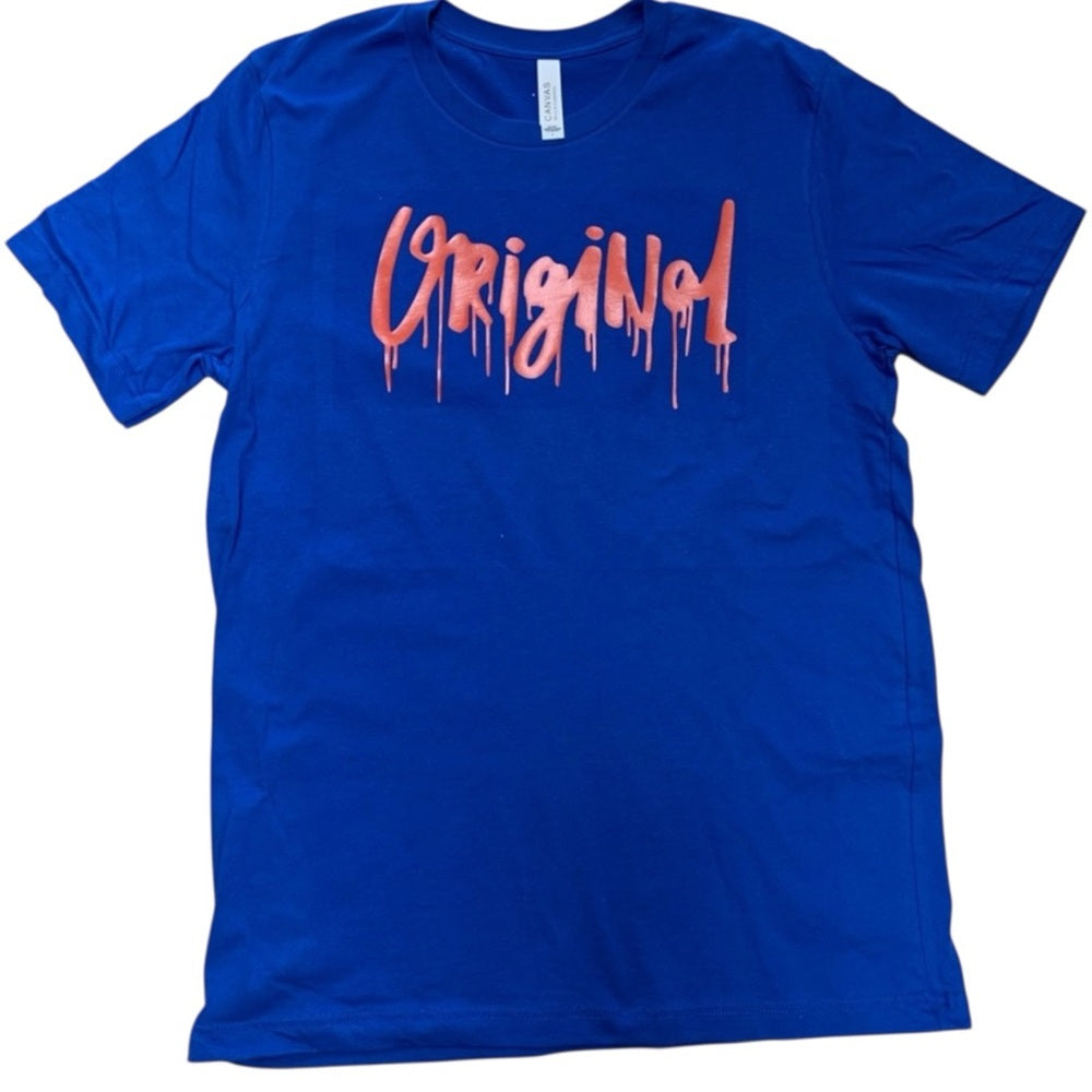 Blue Graphic T-Shirt original logo SZ various