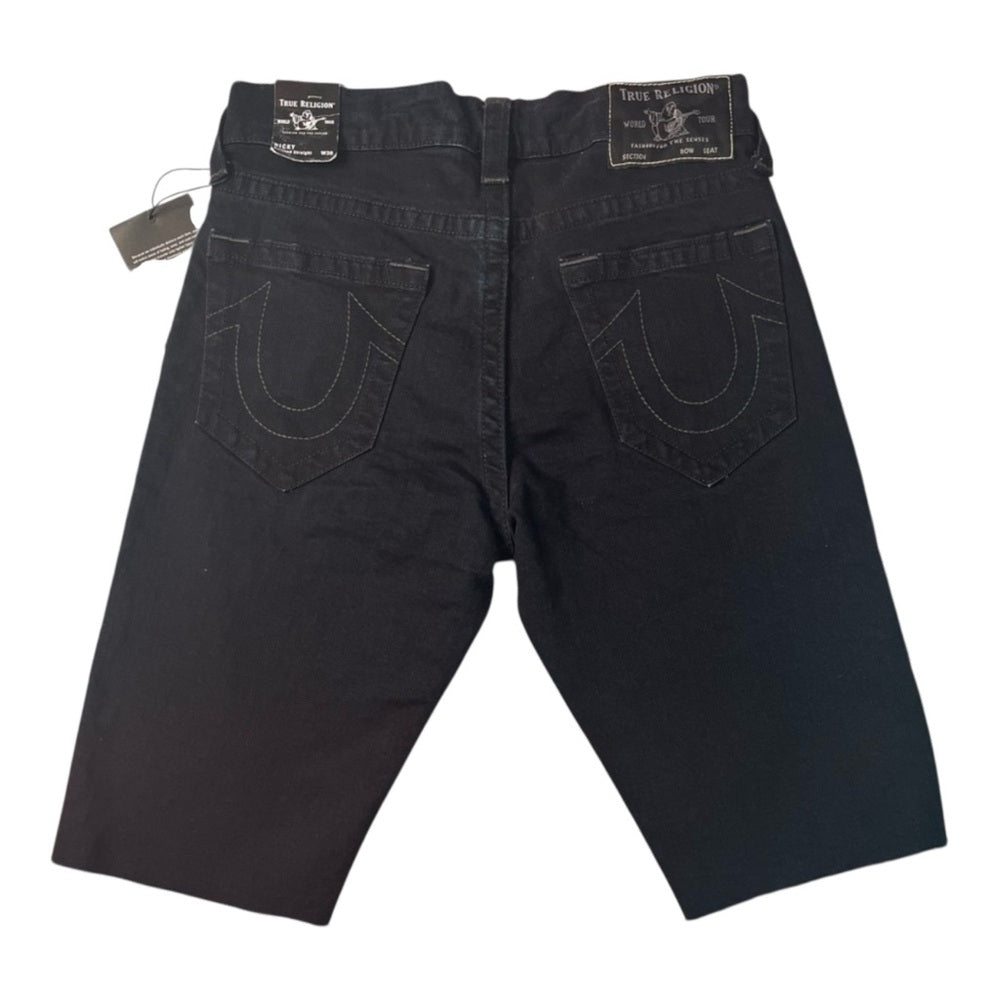 Navy blue true religion jean shorts