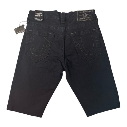 Navy blue true religion jean shorts