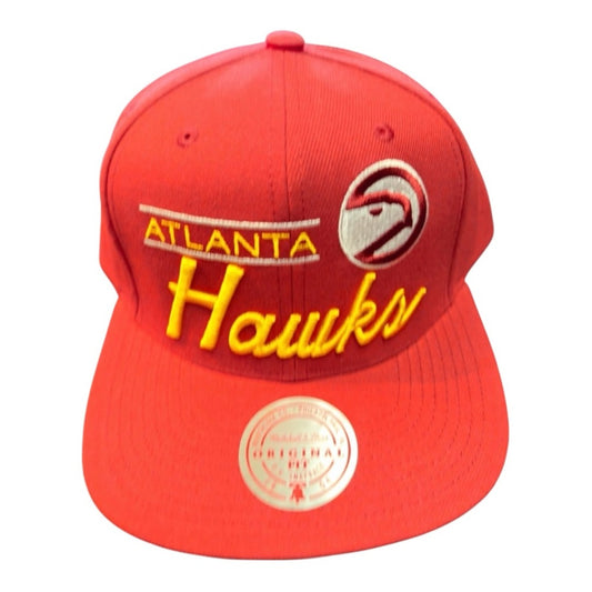 Atlanta Hawks Red Cap SnapBack one sz fits all