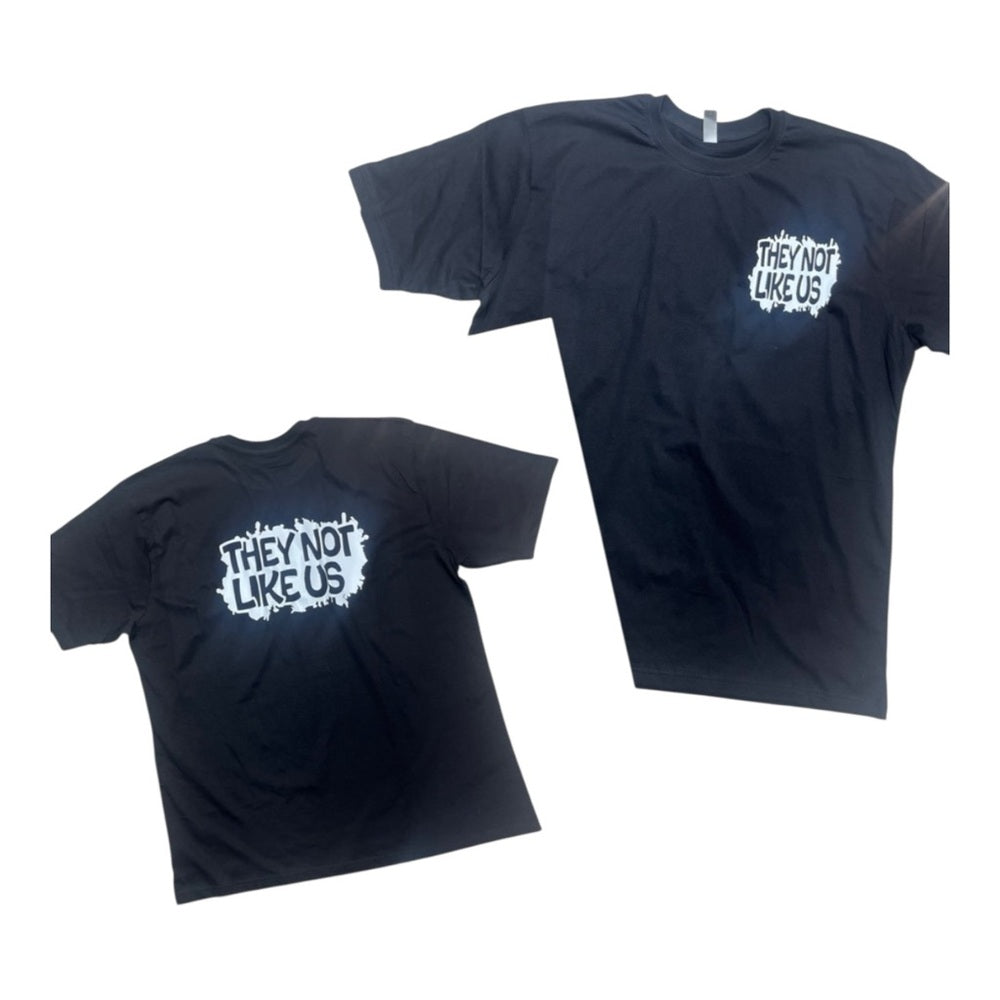 Black Graphic T-Shirt Sz various they not like us